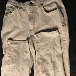 EUC LEE DENIM RIDERS TAN SIZE 12 LONG
